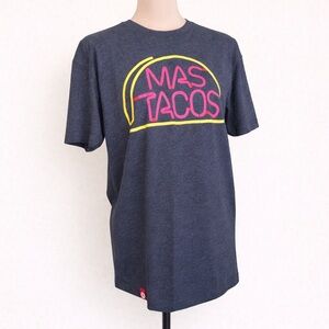 NWOT Tumbleweed Textyles Mas Tacos Graphic Tee | Unisex M